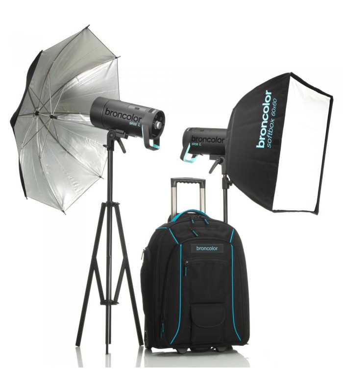 برسی کیت نور پرتابل برونکالر مدل Broncolor Siros L 400Ws