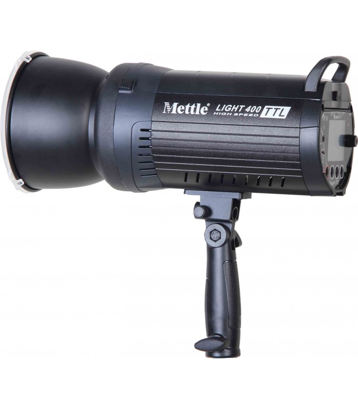 برسی فلاش استودیویی پرتابل Mettle 400 TTL