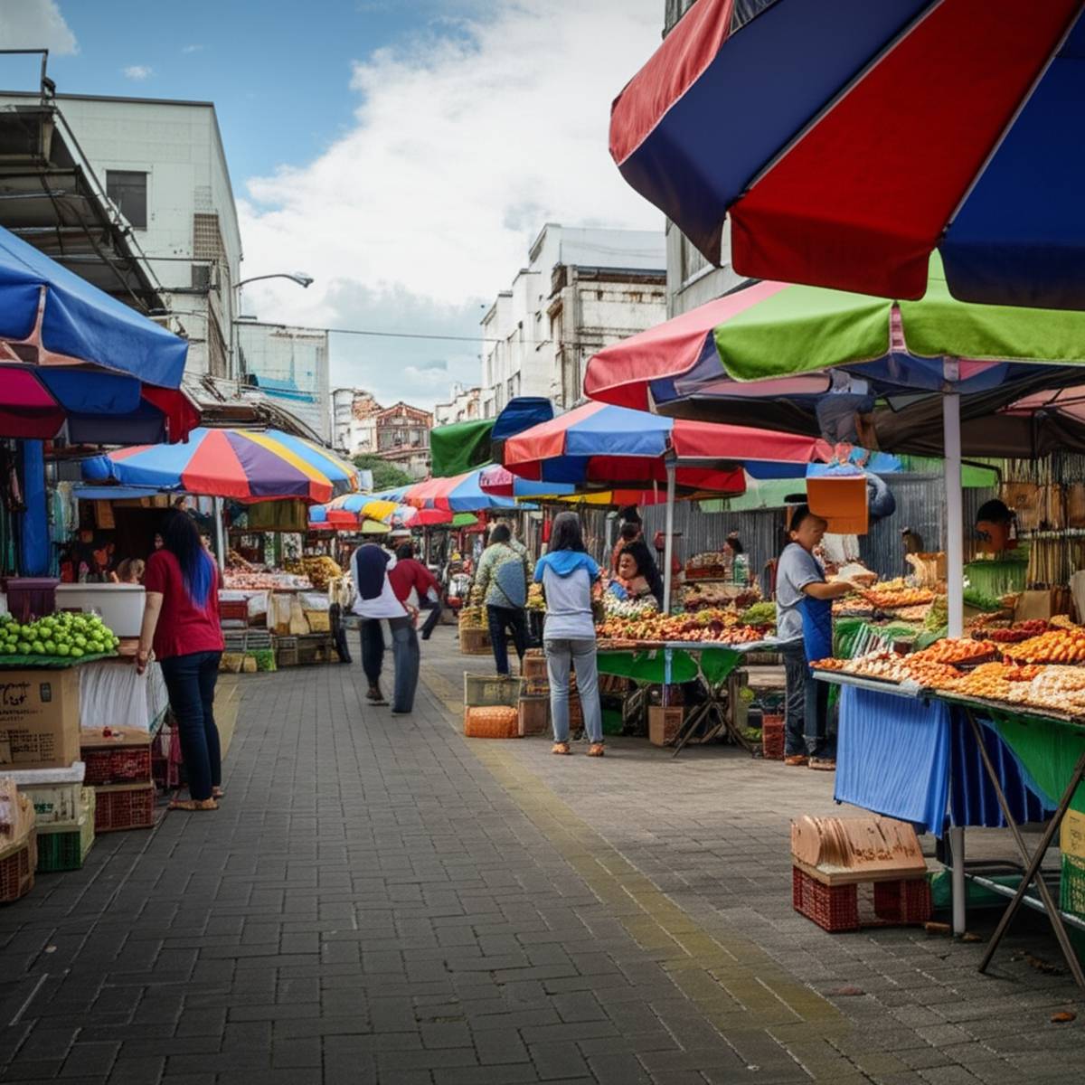 بازار بنگسر Bangsar sunday Market بازارهای خیابانی کوالالامپور
