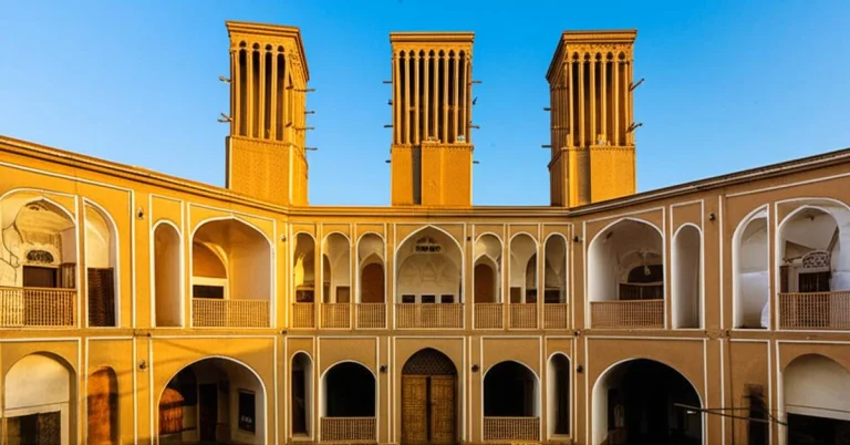 خانه تاریخی آقازاده یزد | شاهکار معماری کویری ایران