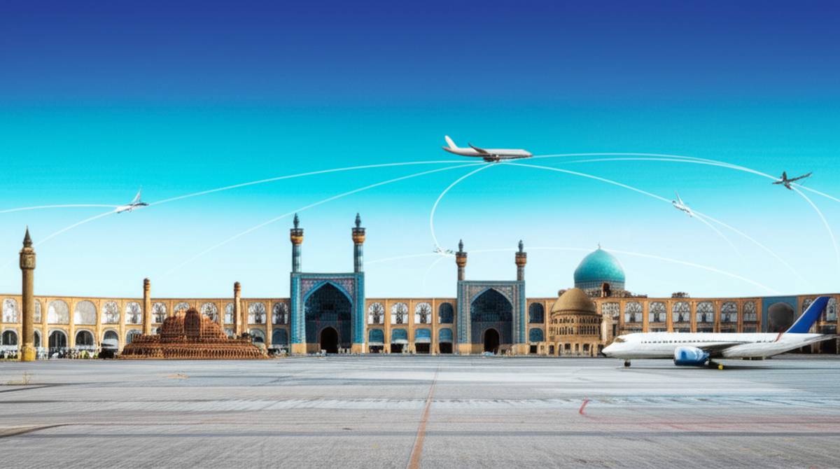 همه چیز درباره مقاصد پروازی فرودگاه اصفهان (راهنمای جامع)