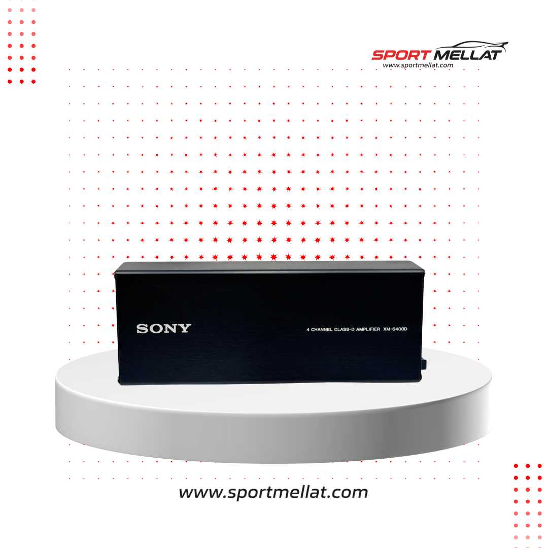 طراحی | اتصالات آمپلی فایر سونی مدل XM-S400D