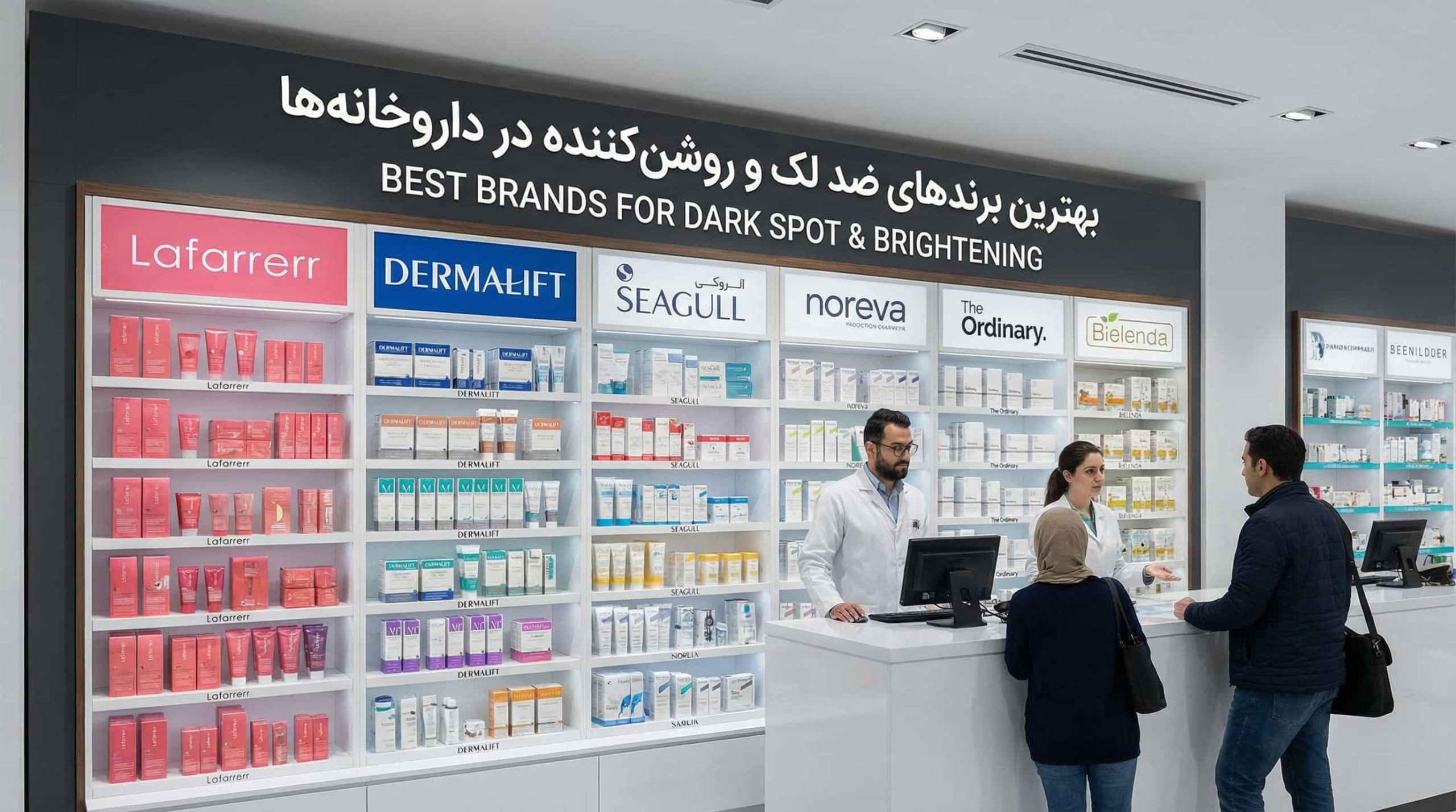 بهترین برندهای ضد لک و روشن‌کننده در داروخانه‌ها