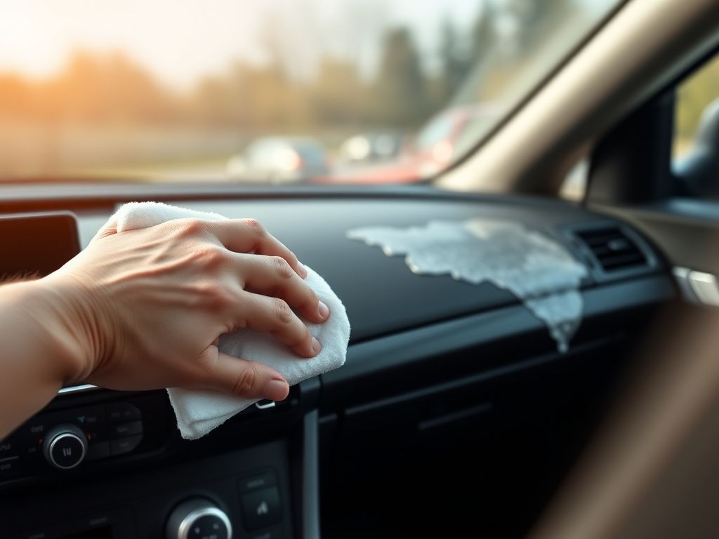 چطور داشبورد را تمیز کنیم که برق مصنوعی و چسبندگی ایجاد نشود؟