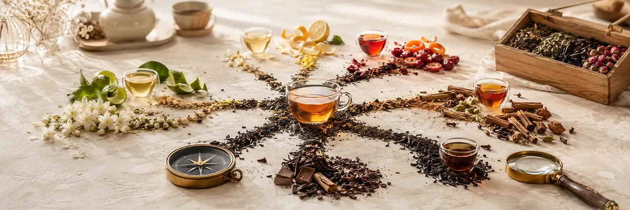 دمنوش | کافئین قبل از خرید چای خارجی، نقشه طعم خود را بسازید
